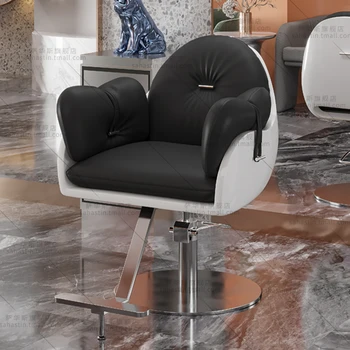 Регулируема висок клас стол за професионален стилист, коса стола, ретро педикюрный табуретка, естетична мебели за фризьорски салон DWH