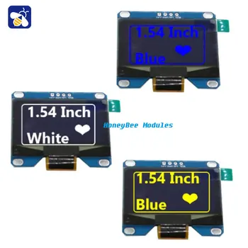 OLED 1,54-инчов дисплейный модул 128X64 4-пинов VCC SSD1309 LCD дисплей 128 * 64 IIC I2C