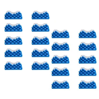 20 групи на синьо подобно на гъба за филтър Бял памук черния дроб филтър за Samsung DJ97-01040C резервни Части за прахосмукачки серия