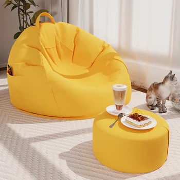 Възрастен индивидуален мързелив диван-чанта за всекидневната, стол-чанта за отдих на открито, спалня, разтегателен-чанта за боб, унисекс, офис Moveis Para Casa Decor