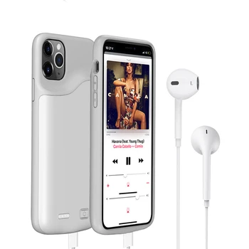 Калъф за зарядно устройство за iPhone 12 11 Pro Max 12 Mini Power Bank Калъф за зареждане със Звука за iPhone X XS Max XR 6 s 6s 7 8 Plus