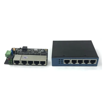 Unmanaged 5 портове 10/100 М промишлен модул Ethernet суич такса PCBA OEM с автоматично определението на пристанища такса PCBA OEM дънната Платка
