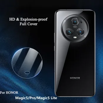 Фолио за обектива на камерата, За да Honor Magic5 Pro Lite Задната Леща на Камерата 9H Протектор От Закалено Стъкло За Честта Magic 5 5Pro 5Lite Glass