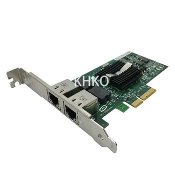 Оригинален PCI-E RJ-45 2 Порта Ethernet Адаптер Сървър карта адаптер Pro/1000 PT EXPI9402PTBLK rj-45 Мрежова карта PCI-E x4 82571 GB