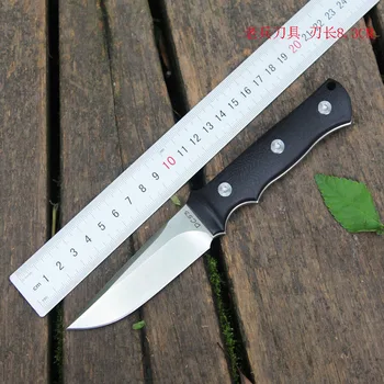 Нож Мак Уокър с фиксирано острие, нож с прав нож, от нож DC53, нож в обвивка, един инструмент за самозащита, лов инструмент за къмпинг