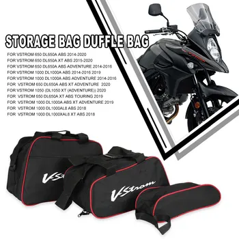 За 2020 Suzuki Vstrom 650 DL650A ABS багаж чанта за съхранение на Аксесоари за мотоциклети Багажная чанта трактор преглед чанти странично съхранение
