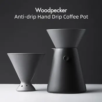 Кафе машина за споделяне, домакински ръчно кафе в комплект с филтър, устройство за капково варене на V60, керамични материали, 650 мл, кафе на уреди
