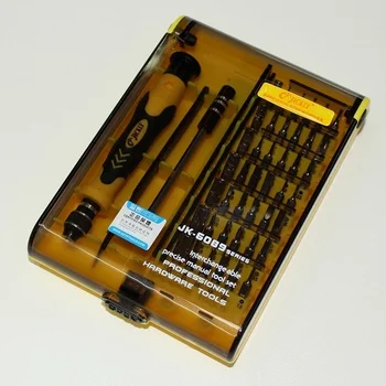 JACKLY 45 в 1 Комплект отвертки Torx комплект отвертки за ремонт на мобилни телефони набор от прецизни Магнитни отвертки инструмент за ремонт часа