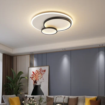 Модерни led плафониери за хола спални, кабинет вътрешно осветление на тавана лампа AC90-260V led тавана лампа