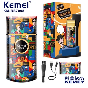 Kemei Uno безжичната самобръсначка с една фолио StyleCraft Графити, професионална литиево-йонна бръснач, сверхтонкая прическа без раздразнение