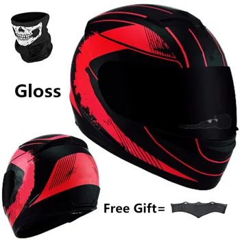 Нов Bluetooth-съвместими каска Casco Мото, стръмни мотоциклет шлем, полнолицевой Casco, черни каски за мотоциклети, лъскаво червен размер S M L XXL