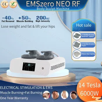 2023 EMSlim Нео Машина за Извайване на тялото, Формираща 14 Teslas 6000 W EMSzero Радиочестотни RF-Стимулатор на мускулите EMSzero
