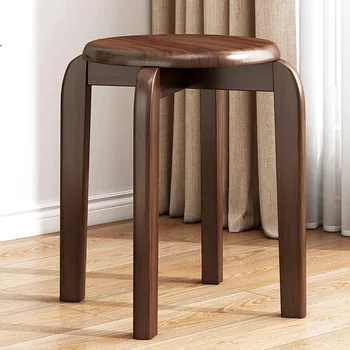 Минималистичные дървени трапезни столове, экономящие пространство, уникални тапицирани столове за чакане, модерен дизайн, мебели за обедната маса в салона Meuble