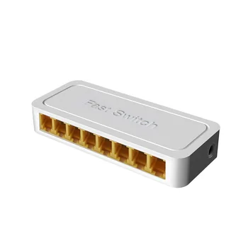 2021 най-новият 8-портов мрежови суич 10/100 Mbps Ethernet комутатор Soho Network