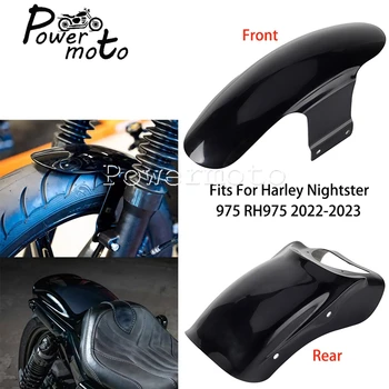 Предното и Задното Крило на Мотоциклет От Фибростъкло FRP калник на задно колело Колело на Мотоциклета Калници За Harley Nightster 975 RH975 2022-2023