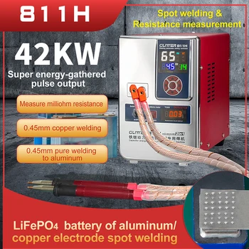 811H Желязо-Lithium Power Батерия, заваръчни машини за хлътва заваряване на алуминий с мед батерия, Крупноблочное Оборудване за заваряване на алуминий с покритие от никел